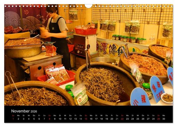 Produktbild: Taiwan kulinarisch erleben (Wandkalender 2026 DIN A3 quer), CALVENDO Monatskalender