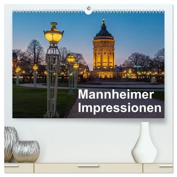Produktbild: Mannheimer Impressionen. (hochwertiger Premium Wandkalender 2026 DIN A2 quer), Kunstdruck in Hochglanz
