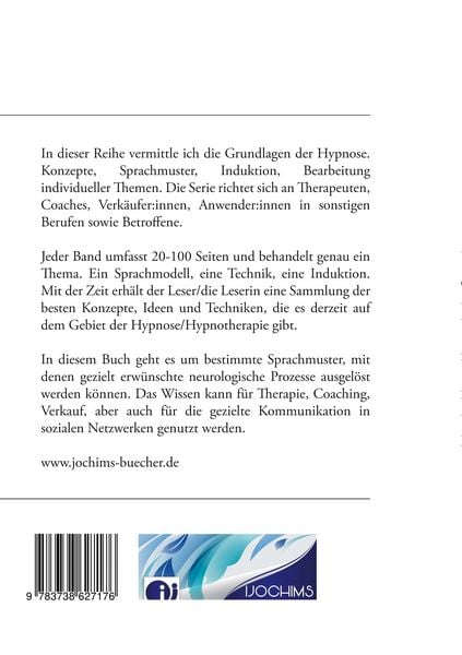 Produktbild: Hypnotische Sprachmuster f&uuml;r Coaching, Therapie und Verkauf