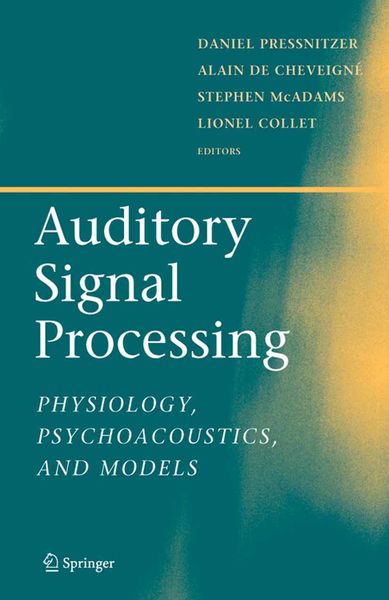 Produktbild: Auditory Signal Processing