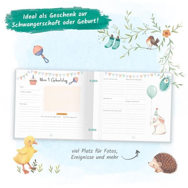 Produktbild: Tr&ouml;tsch Babyalbum Unser Baby Das erste Jahr