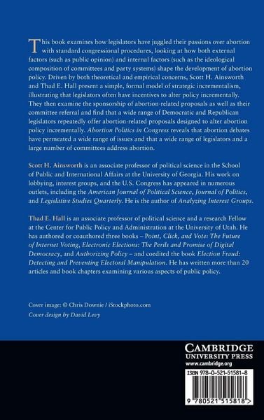 Produktbild: Abortion Politics in Congress