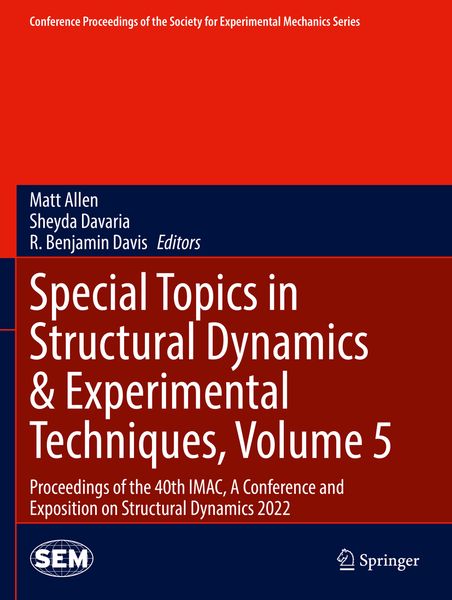 Produktbild: Special Topics in Structural Dynamics & Experimental Techniques, Volume 5