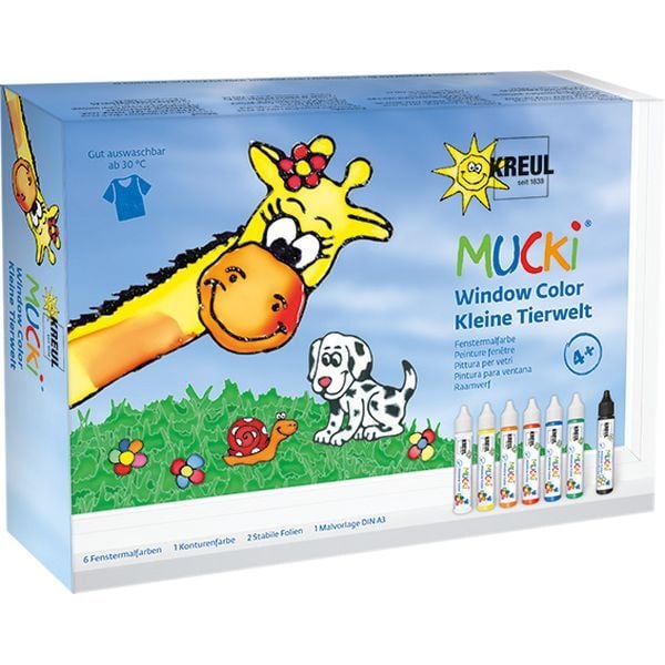 MUCKI Window Color Set Kleine Tierwelt