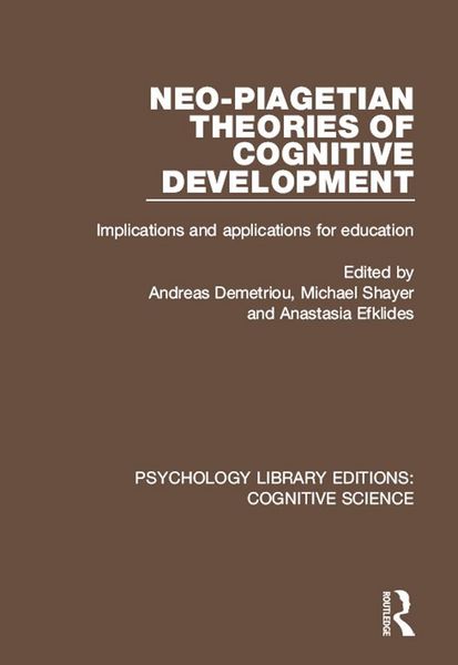 Produktbild: Neo-Piagetian Theories of Cognitive Development