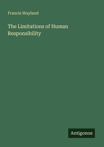Produktbild: The Limitations of Human Responsibility