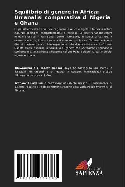 Produktbild: Squilibrio di genere in Africa: Un'analisi comparativa di Nigeria e Ghana