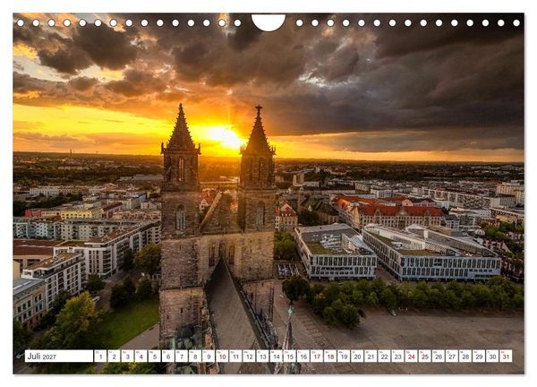 Produktbild: Domperspektiven: Magdeburger Dom - Neu gesehen 2027 (Wandkalender 2027 DIN A4 quer), CALVENDO Monatskalender