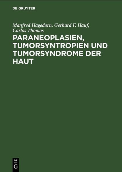Produktbild: Paraneoplasien, Tumorsyntropien und Tumorsyndrome der Haut