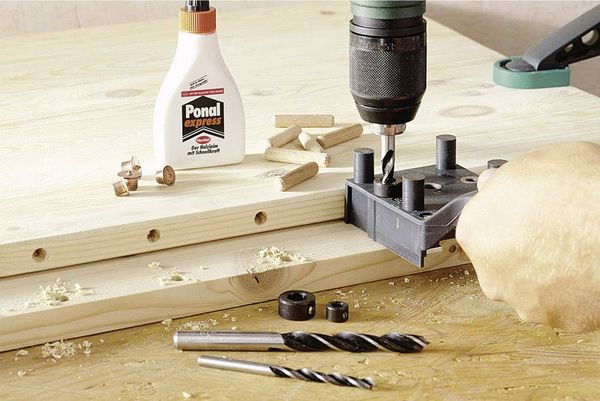 Produktbild: Wolfcraft 4645000 D&uuml;belset 1St.