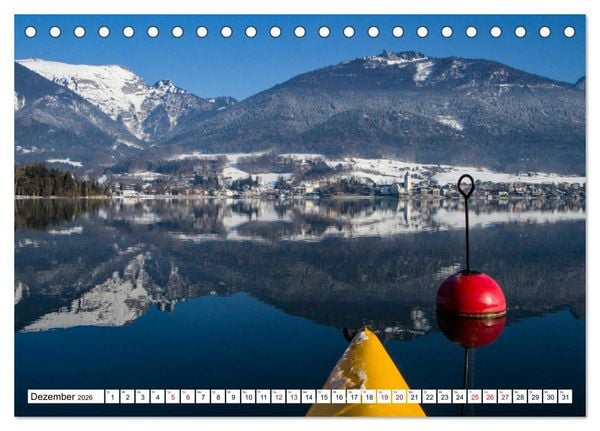 Produktbild: Kajaktour am Wolfgangsee (Tischkalender 2026 DIN A5 quer), CALVENDO Monatskalender