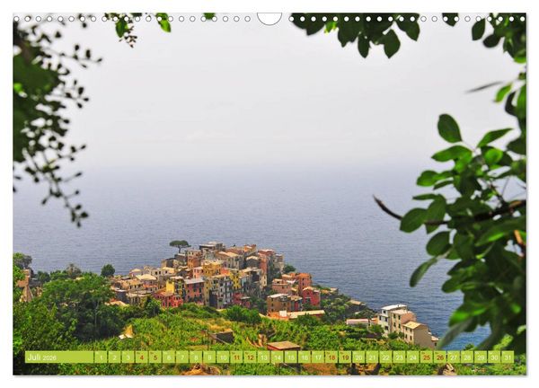 Produktbild: Cinque Terre - die bunten D&ouml;rfer Liguriens (Wandkalender 2026 DIN A3 quer), CALVENDO Monatskalender