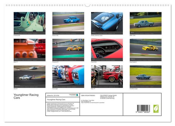 Produktbild: Youngtimer Racing Cars (hochwertiger Premium Wandkalender 2026 DIN A2 quer), Kunstdruck in Hochglanz