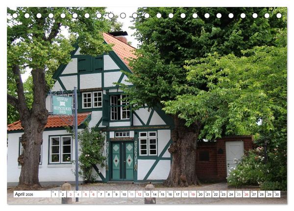 Produktbild: Wedel - Ein Spaziergang (Tischkalender 2026 DIN A5 quer), CALVENDO Monatskalender