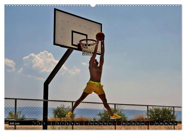 Produktbild: Basketball Action (Wandkalender 2026 DIN A2 quer), CALVENDO Monatskalender