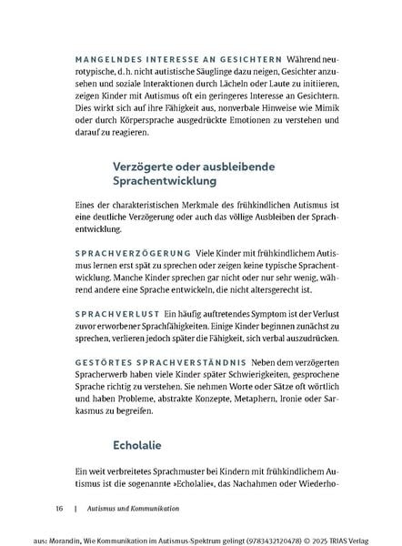 Produktbild: Wie Kommunikation im Autismus-Spektrum gelingt