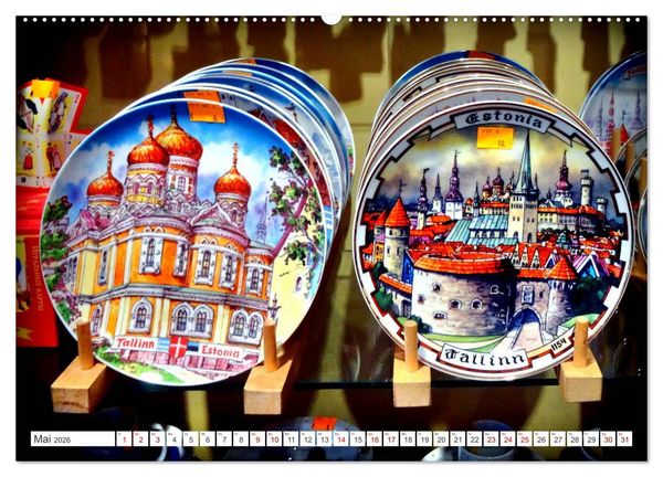 Produktbild: Tallinn City Tour (hochwertiger Premium Wandkalender 2026 DIN A2 quer), Kunstdruck in Hochglanz