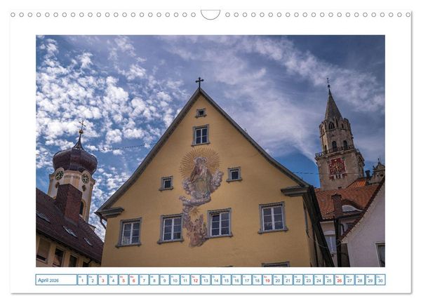 Produktbild: Sigmaringen - h&uuml;bsche Kleinstadt an der Donau (Wandkalender 2026 DIN A3 quer), CALVENDO Monatskalender