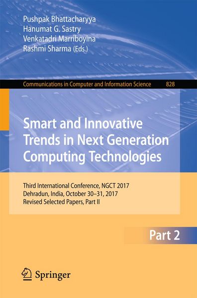 Produktbild: Smart and Innovative Trends in Next Generation Computing Technologies
