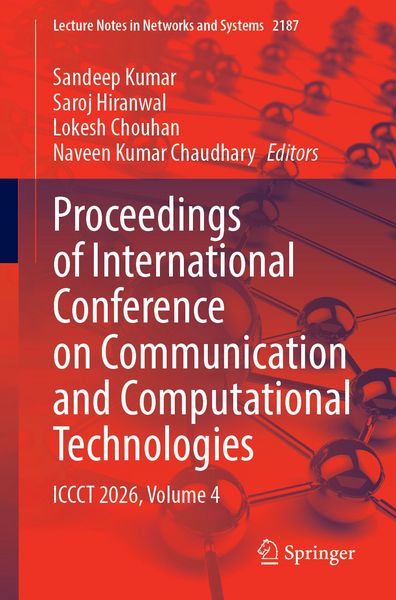Produktbild: Proceedings of International Conference on Communication and Computational Technologies