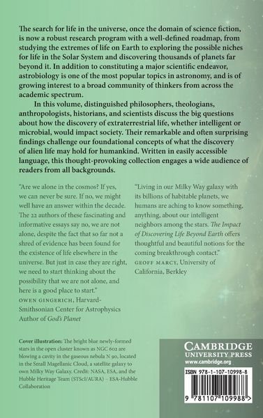 Produktbild: The Impact of Discovering Life Beyond Earth