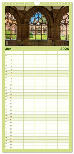 Produktbild: Familienplaner 2026 - Schweiz - Basel mit 5 Spalten (Wandkalender, 21 x 45 cm) CALVENDO