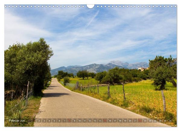 Produktbild: Mallorca: Die sch&ouml;nsten Landschaften f&uuml;r Rennradfahrer (Wandkalender 2026 DIN A3 quer), CALVENDO Monatskalender
