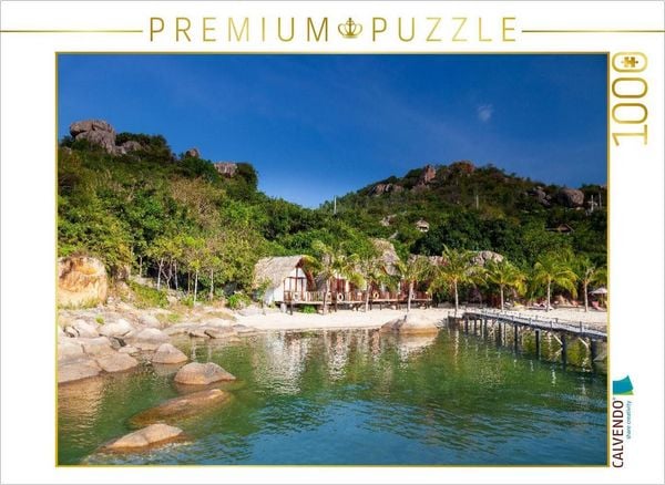 Produktbild: CALVENDO Puzzle Strand von Sao Bien, Provinz Ninh Thuan, Vietnam, Asien | 1000 Teile Lege-Gr&ouml;&szlig;e 64x48cm Foto-Puzzle f&uuml;r gl&uuml;ckliche Stunden
