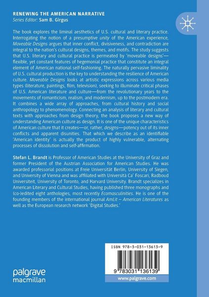 Produktbild: Moveable Designs, Liminal Aesthetics, and Cultural Production in America since 1772