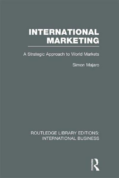 Produktbild: International Marketing (RLE International Business)