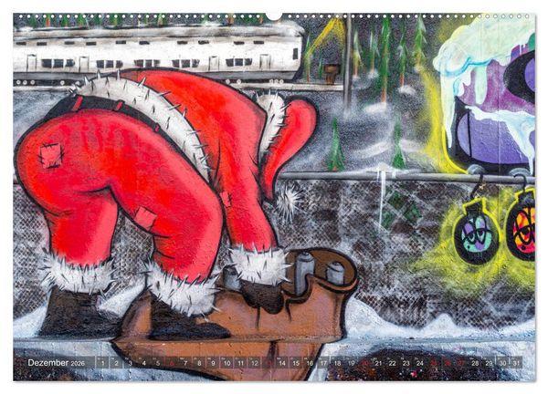 Produktbild: Streetart international (hochwertiger Premium Wandkalender 2026 DIN A2 quer), Kunstdruck in Hochglanz