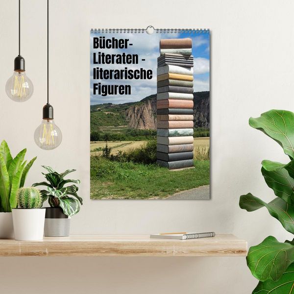 Produktbild: B&uuml;cher, Literaten, literarische Figuren (Wandkalender 2026 DIN A3 hoch), CALVENDO Monatskalender