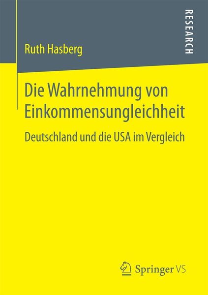 Produktbild: Die Wahrnehmung von Einkommensungleichheit