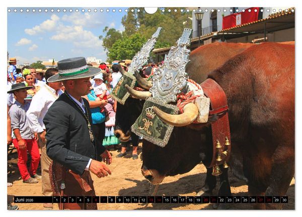 Produktbild: El Rocio - Andalusiens faszinierende Wallfahrt (Wandkalender 2026 DIN A3 quer), CALVENDO Monatskalender
