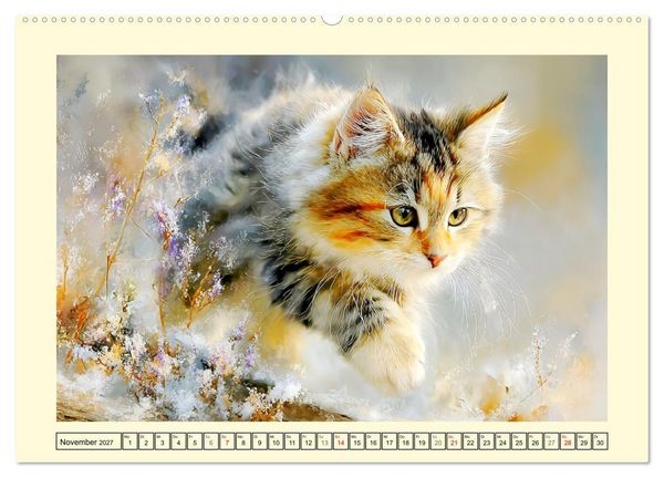 Produktbild: Wildkatzen. Europas scheue Waldbewohner (Wandkalender 2027 DIN A2 quer), CALVENDO Monatskalender