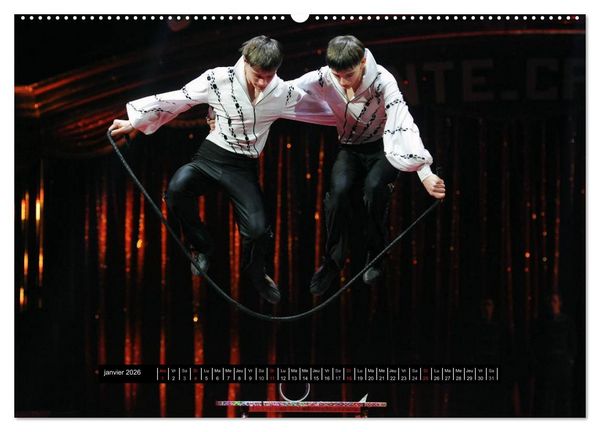 Produktbild: Les cadets du cirque &agrave; Monaco (Calendrier mural 2026 DIN A2 vertical) calendrier de bureau