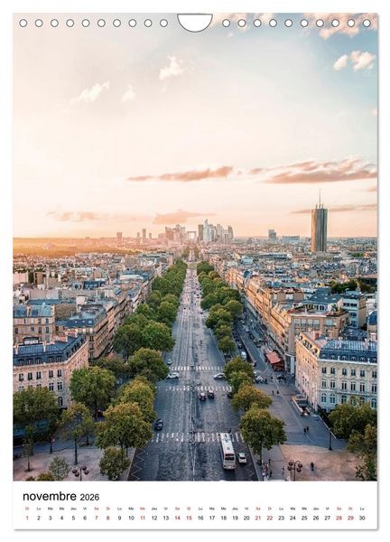 Produktbild: Visite de Paris (Calendrier mural 2026 DIN A4 horizontal), CALVENDO calendrier mensuel