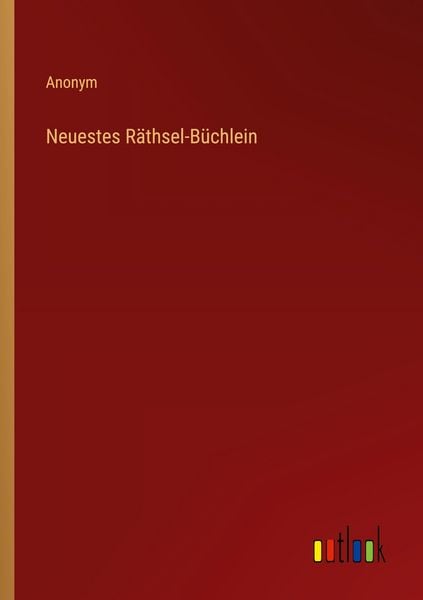 Produktbild: Neuestes R&auml;thsel-B&uuml;chlein