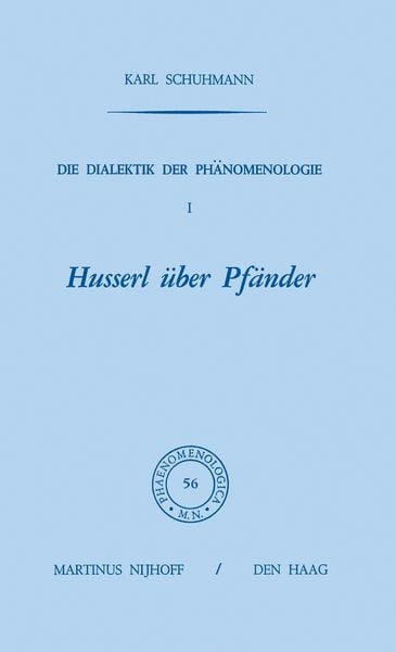 Produktbild: Die Dialektik der Ph&auml;nomenologie I