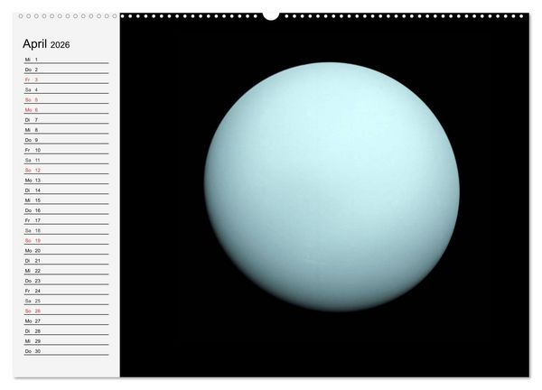 Produktbild: Sonne, Monde und Planeten (Wandkalender 2026 DIN A2 quer), CALVENDO Monatskalender