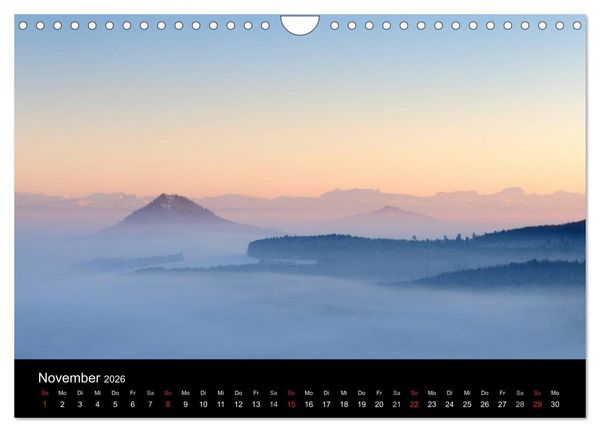 Produktbild: Vulkanlandschaft Hegau 2026 (Wandkalender 2026 DIN A4 quer), CALVENDO Monatskalender