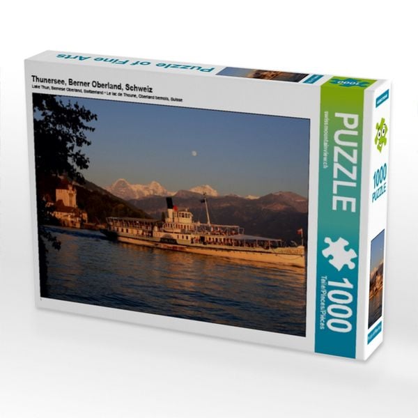 Produktbild: CALVENDO Puzzle Thunersee, Berner Oberland, Schweiz | 1000 Teile Lege-Gr&ouml;&szlig;e 64x48cm Foto-Puzzle f&uuml;r gl&uuml;ckliche Stunden