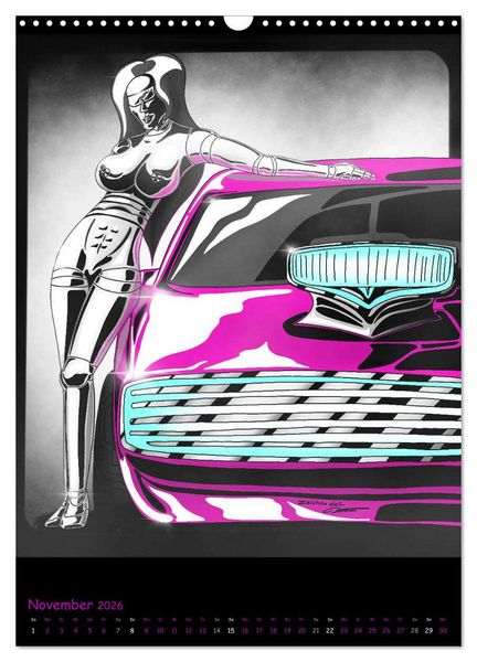 Produktbild: CYBER PINUPS (Wandkalender 2026 DIN A3 hoch), CALVENDO Monatskalender