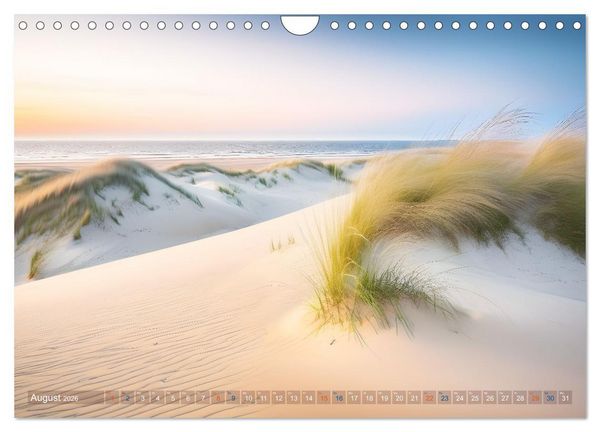 Produktbild: Sandd&uuml;nen In der W&uuml;ste und am Meer (Wandkalender 2026 DIN A4 quer), CALVENDO Monatskalender