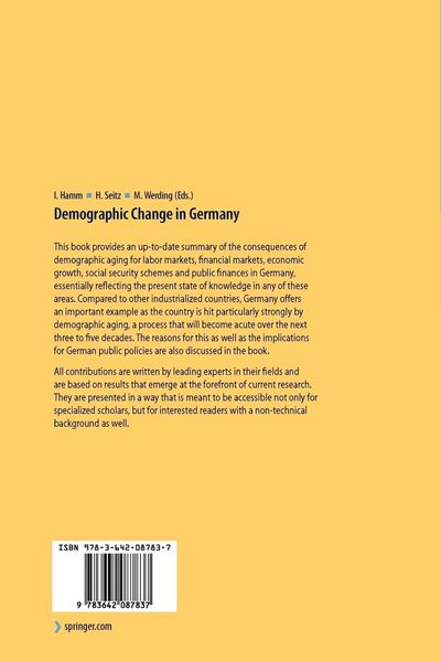Produktbild: Demographic Change in Germany