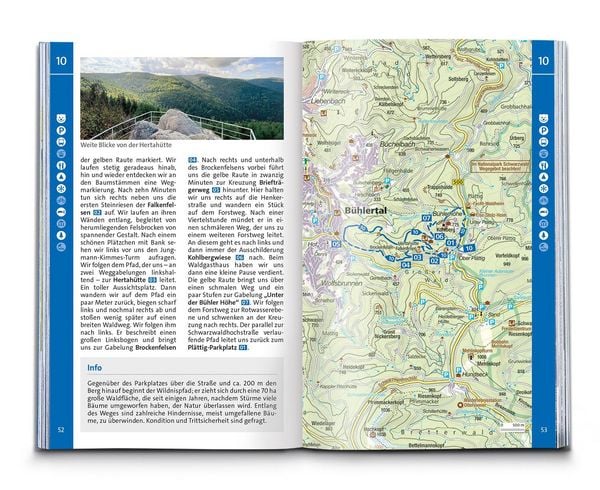 Produktbild: KOMPASS Wanderf&uuml;hrer Schwarzwald Mitte-Nord, 50 Touren
