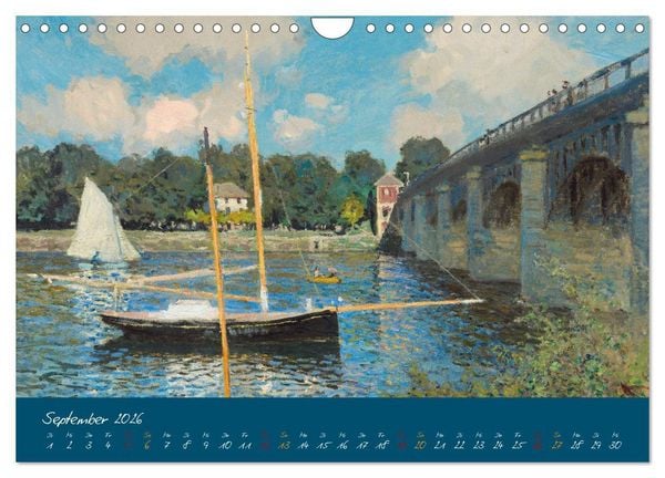 Produktbild: Typisch Monet (Wandkalender 2026 DIN A4 quer), CALVENDO Monatskalender