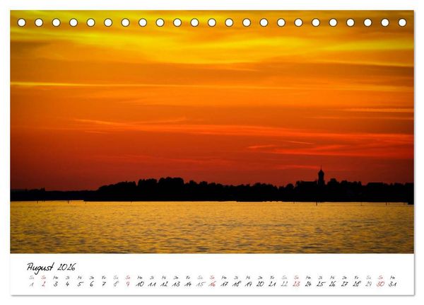 Produktbild: Unterwegs am Bodensee (Tischkalender 2026 DIN A5 quer), CALVENDO Monatskalender