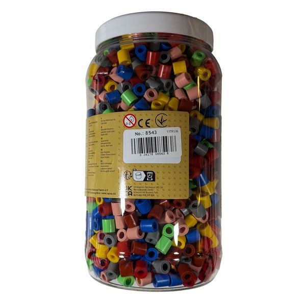Produktbild: Hama 8543 - My first Hama B&uuml;gelperlen Maxi 3+, Dose mit ca. 1400 St&uuml;ck, Vollton Mix69