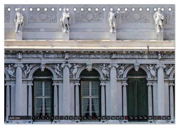 Produktbild: VENEDIG charmante Details (Tischkalender 2026 DIN A5 quer), CALVENDO Monatskalender